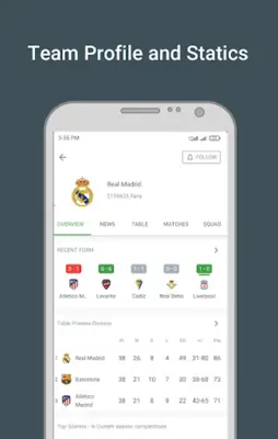 Footballi - scores and news android App screenshot 2